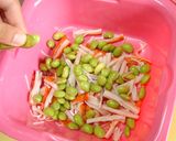 枝豆とささみのマヨネーズ和え作り方3写真