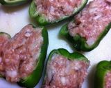 栄養満点！和風のピーマンの肉詰め作り方4写真