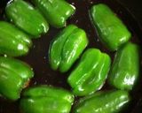 栄養満点！和風のピーマンの肉詰め作り方5写真