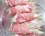シャキシャキ！もやしの豚肉巻き☆作り方1写真