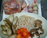 圧力鍋で簡単(^_^)v｡｡筑前煮♪作り方1写真