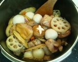 圧力鍋で簡単(^_^)v｡｡筑前煮♪作り方2写真