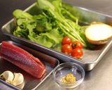 カツオのガーリックステーキ。作り方1写真