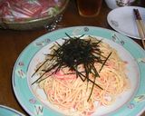 【ずぼらレシピ】明太子パスタ【絶品！】作り方5写真