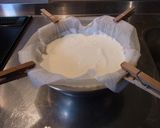 ♪牛乳から自家製クリームチーズ♪作り方2写真