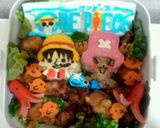 行楽 運動会 ワンピース キャラ弁作り方1写真