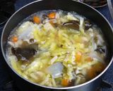 血を補う！きくらげの味噌スープ作り方6写真
