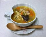 血を補う！きくらげの味噌スープ作り方8写真