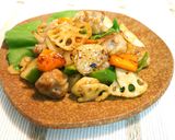 豚こま団子とシャキシャキ野菜の黒酢あん作り方6写真