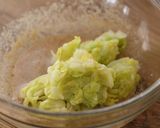 胡麻たっぷりキャベツの酢の物作り方1写真