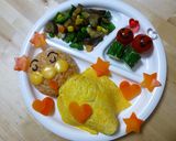 アンパンマンのお子様ランチ～オムライス～作り方7写真