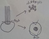 蕪の丸ごとふろふき餡掛け～ハートver.作り方1写真