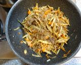 お肉の入ったきんぴらごぼう作り方6写真
