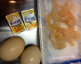 簡単！海老とチーズのふわふわ炒り卵作り方1写真