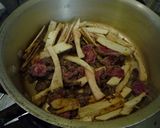 牛肉と松茸の煮いたん　京都カフェ作り方2写真