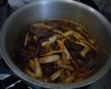 牛肉と松茸の煮いたん　京都カフェ作り方3写真