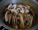 牛肉と松茸の煮いたん　京都カフェ作り方4写真