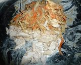 サラダ牛蒡と人参の和えたん　京都カフェ作り方5写真