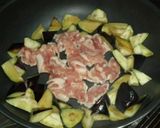 アマランサス(葉)と茄子の塩ダレ炒め作り方3写真