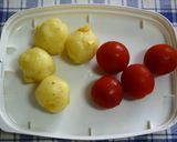 料理は爆発だ！≪爆弾トマト＆爆弾ポテト≫作り方4写真