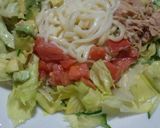ツナとアボカドの濃厚サラダうどん作り方5写真