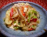 カラフルピーマンのサラダ　京都カフェ作り方8写真