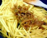 じゃが芋消費！おつまみに良し搾菜入り炒め作り方3写真