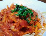 ちょっぴり和風のダイエットトマトパスタ☆作り方6写真