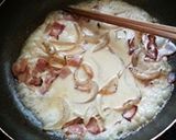 卵黄1個で✩和風カルボナーラうどん作り方2写真