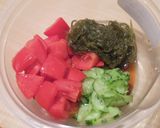 ちょいと一品★トマトと胡瓜の昆布ポン酢作り方5写真