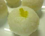 ✿簡単お絵描き✿　おにぎりのお花作り方4写真