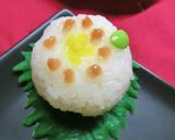 ✿簡単お絵描き✿　おにぎりのお花作り方9写真