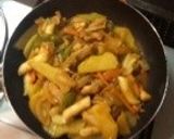 混ぜて焼くだけ◇野菜と鶏肉の甘辛炒め◇作り方8写真
