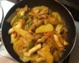 混ぜて焼くだけ◇野菜と鶏肉の甘辛炒め◇作り方8写真
