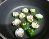 お弁当にも活躍　ピーマンのピリ辛肉詰め作り方6写真