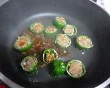 お弁当にも活躍　ピーマンのピリ辛肉詰め作り方8写真