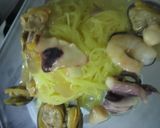 魚介の冷製パスタ　香草風味作り方4写真