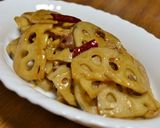 レンコン・豚小間のきんぴら風作り方4写真