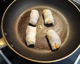 十六穀ごはんで春巻き作り方4写真