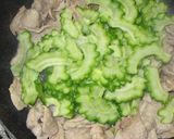 豚肉とゴーヤの甘味噌炒め作り方2写真