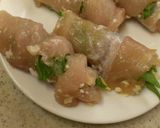塩麹で柔らか～い！鶏ささみの大葉巻き。作り方4写真