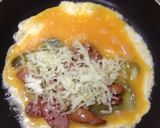ソーセージ＆ピクルス☆卵焼き作り方3写真