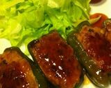 栄養満点！和風のピーマンの肉詰め作り方9写真