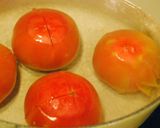 風味抜群！　冷製トマトの丸煮【糖質制限】作り方1写真