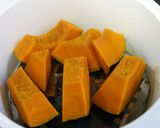 白玉粉で作る鶏そぼろ入り南瓜団子作り方1写真