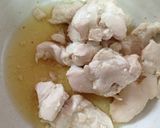 ナス＆ムネ肉＆ラー油♪作り方3写真