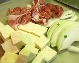 ■1人ランチに♪豚肉と豆腐の甘辛黒胡椒丼作り方1写真
