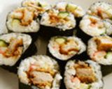 ✿トンカツ巻き寿司✿作り方10写真