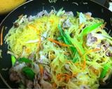 そうめんかぼちゃ　チャプチェ風作り方6写真