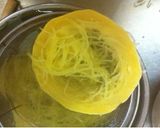 そうめんかぼちゃ　チャプチェ風作り方3写真